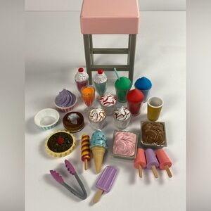Our Generation Sweet Stop Play Food Lot 24 Pieces Popsicles Ice Cream Milkshakes